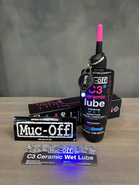 Смазка для цепи с керамикой Muc-Off C3 Wet Ceramic Lube 120мл (влажная погода) 870