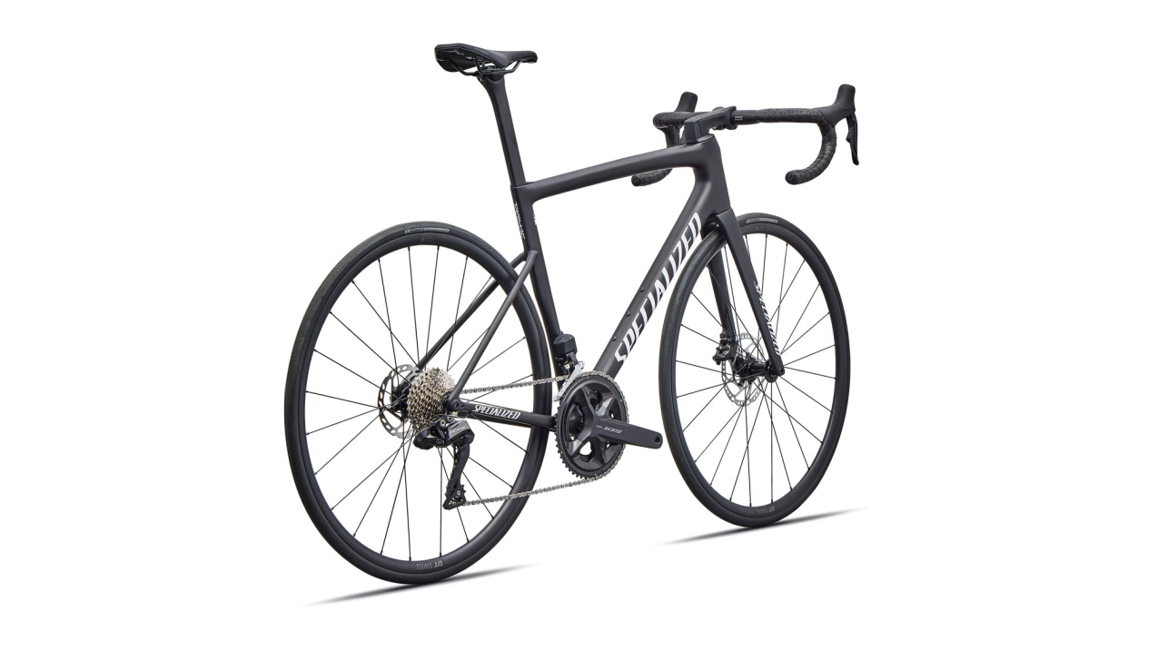 Шоссейные велосипеды Specialized Tarmac SL8 Comp - Shimano 105 Di2 2026 Satin Carbon / White Артикул 94926-5049, 94926-5054, 94926-5056, 94926-5044, 94926-5061, 94926-5052, 94926-5058