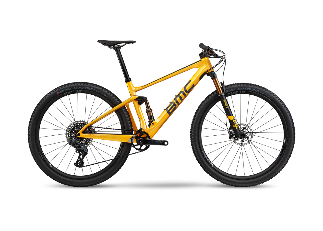 Купить BMC Fourstroke 01 ONE Gold/grey/yellow SRAM XX1 Eagle AXS 2020 Артикул 