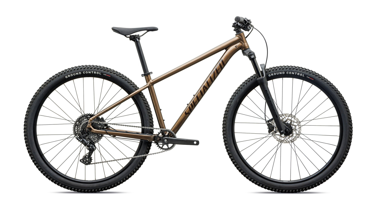 Купить Specialized Rockhopper Sport 27,5 2027 Gloss Burnt Gold Metallic / Stallion Metallic Артикул 91523-6100, 91527-6303, 91527-6302, 91527-6301