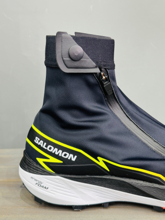 Зимняя обувь Кроссовки Salomon Winter Cross Spike Black/Neon Flame/Safety Yellow Артикул L47307300-10.5, L47307300-9, L47307300-10