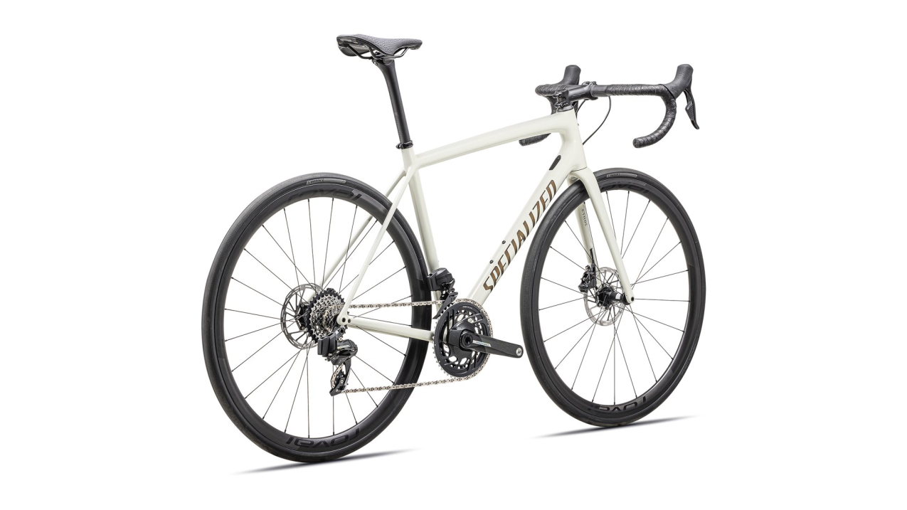 Шоссейные велосипеды Specialized Aethos Pro - SRAM Force eTap AXS 2025 Gogd Birch / Gold Pearl Radial Fades / Burnt Gold Артикул 97225-1249, 97225-1261, 97225-1254, 97225-1256, 97225-1258, 97225-1252