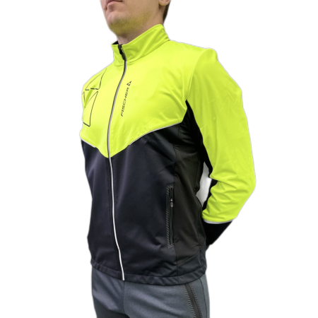 Куртки Куртка Fischer Softshell Light black/yellow Артикул 4680162763461, 4680162763454