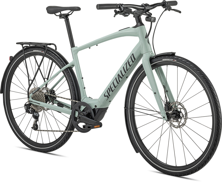 TURBO VADO - свой в городе! Specialized Turbo Vado SL 4.0 EQ 2022 White Sage / Black Reflective Артикул 93922-5203, 93922-5205, 93922-5204, 93922-5202