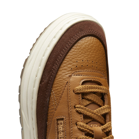 Кроссовки Кроссовки женские Reebok Club C Geo Mid wild brown/brush brown/true beige Артикул GZ22357, GZ22357.5, GZ22359.5, GZ223510.5, GZ22356.5, GZ223510