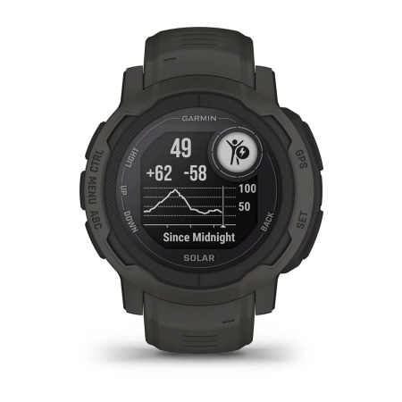 Спортивные часы Спортивные часы Garmin Instinct 2 Solar, цвет графит Артикул 