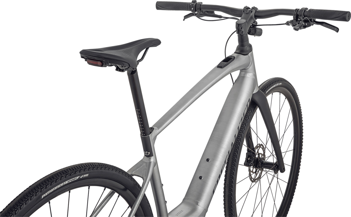 TURBO VADO - свой в городе! Specialized Turbo Vado SL 5.0 2022 Brushed Aluminum / Black Reflective Артикул 93922-3103, 93922-3105, 93922-3102, 93922-3104