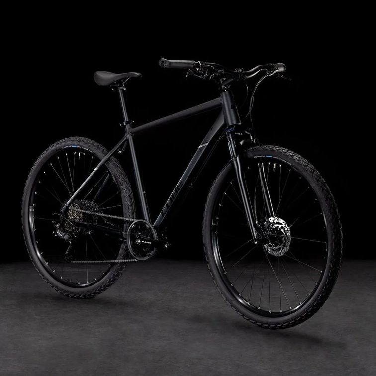 Городские велосипеды Cube Nature One 2025 Black-Black Артикул 145100-58, 860100-50, 860100-54