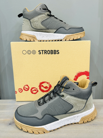 Зимняя обувь Ботинки зимние Strobbs C9317-10 серый Артикул C9317-10-41, C9317-10-44, C9317-10-43, C9317-10-45, C9317-10-42