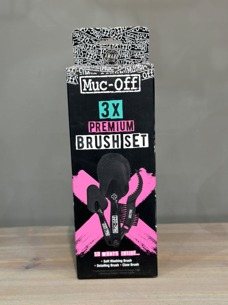 Велохимия Набор щеток 3шт Muc-Off Premium Brush для чистки и полировки велосипеда 220 Артикул 