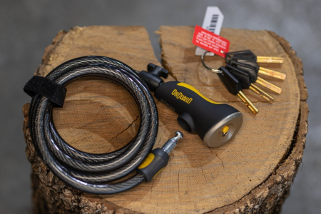 Велосипедные замки Велозамок OnGuard Doberman 185x10 с ключом Артикул 