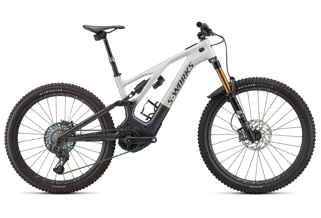TURBO LEVO - лучшее из возможного! Specialized S-Works Turbo Levo 29/27 2022 Metallic White Silver / Chrome / Dream Silver Артикул 95221-0803, 95221-0806, 95221-0805, 95221-0804, 95221-0802