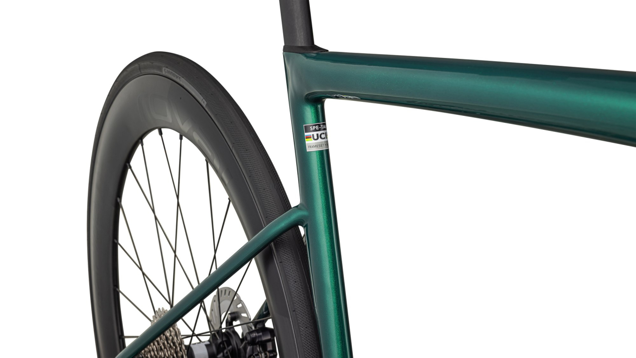 Шоссейные велосипеды Specialized Tarmac SL8 Pro - Ultegra Di2 2024 Gloss Pine Green Metallic / White Артикул 94924-1256, 94924-1249, 94924-1254, 94924-1252, 94924-1258, 94924-1244, 94924-1261