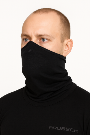 Шапки, кеппи, бейсболки Балаклава Brubeck полуподшлемник Артикул KM1043ULXLblk