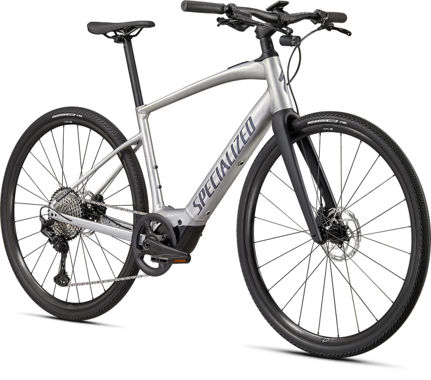 TURBO VADO - свой в городе! Specialized Turbo Vado SL 5.0 Brushed Aluminum / Black Reflective Артикул 93920-3005, 93920-3003, 93920-3002, 93920-3004