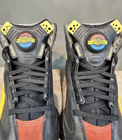 Кроссовки Кроссовки Reebok SHAQ ATTAQ core black/dark sable/luxe blue Артикул HR06038, HR06038.5, HR06036.5, HR06039, HR06037.5, HR06037