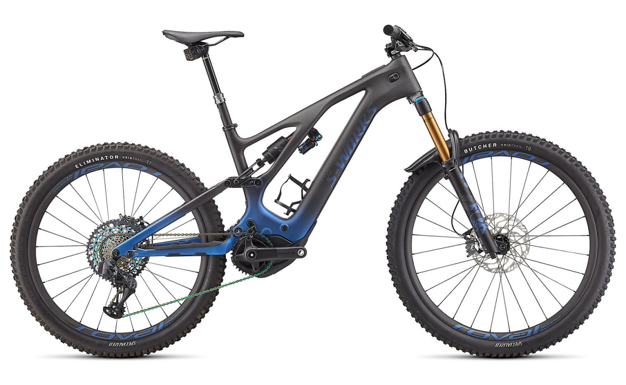 TURBO LEVO - лучшее из возможного! Specialized S-Works Turbo Levo 29/27 2022 Blue Ghost Gravity Fade / Black / Light Silver Артикул 95221-0702, 95221-0704, 95221-0703, 95221-0705, 95221-0706