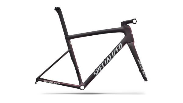 рама specialized tarmac sl8 2026 satin carbon / 100% cqv reflex super red pearl front edge fade