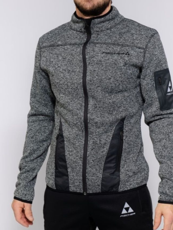Джерси, толстовки, худи Толстовка Fischer Fleece Logo серый Артикул 2000999758737, 2000999758744
