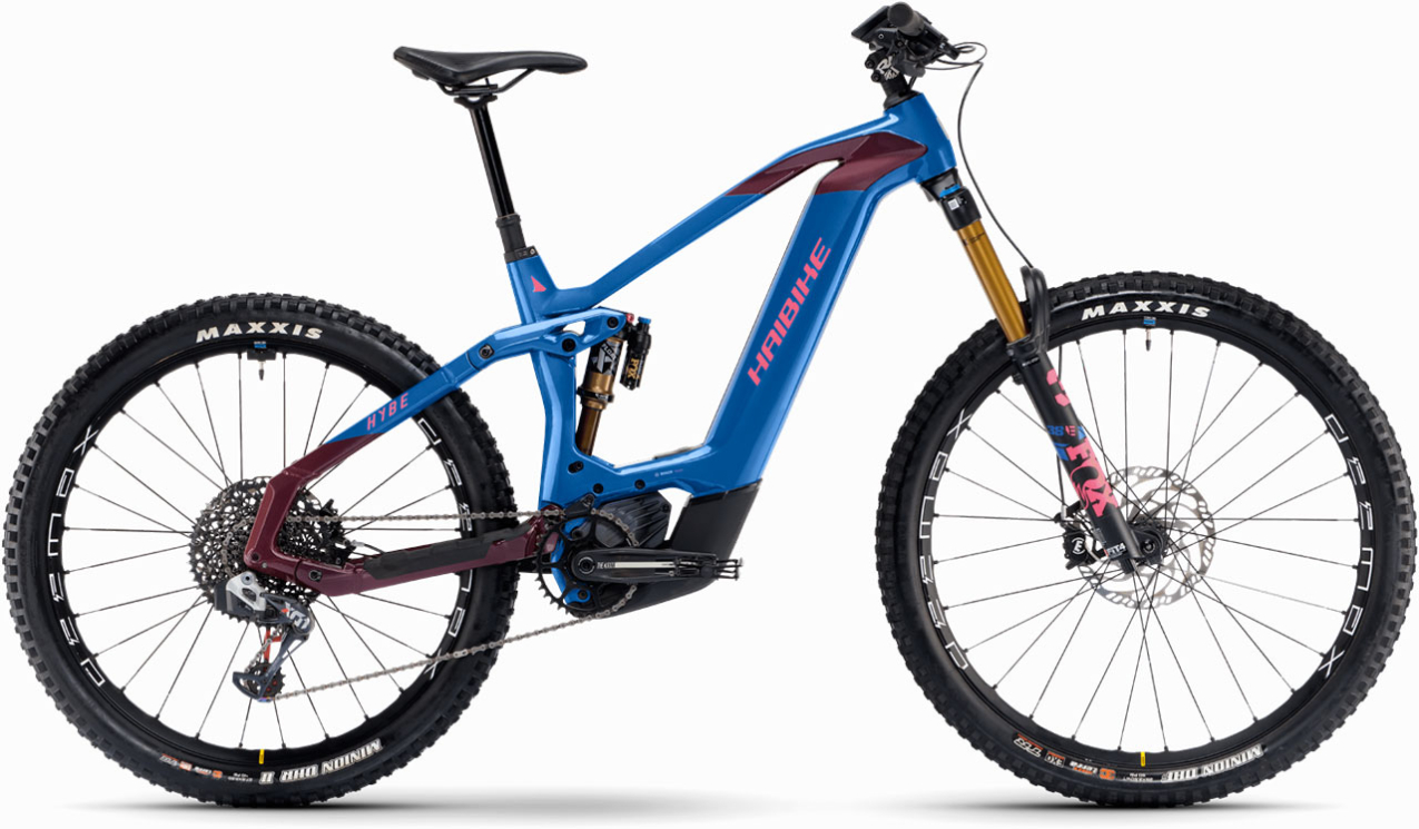 Электровелосипеды Premium Haibike Hybe 11 i750 Wh Sram GX Eagle AXS 2024 Blue/Magenta/Pink Gloss Артикул 45920340, 45920350, 45920360
