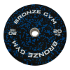 Диски обрезиненные Диск бамперный BRONZE GYM камуфляж синий 20кг Артикул 