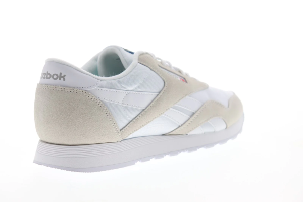 Кроссовки Кроссовки Reebok Classic Nylon white/white/light grey Артикул FV15936, FV15935, FV159313, FV15939.5, FV159310, FV15937, FV15939, FV159311.5, FV159312.5, FV159314, FV159310.5, FV159311, FV15938.5, FV15937.5, FV159312, FV15938
