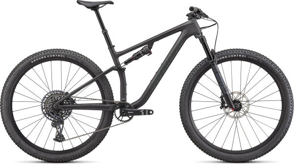 Купить Specialized Epic Evo Comp 2022 Satin Carbon / Oak Green Metallic Артикул 94822-5203, 94822-5204, 94822-5205, 94822-5202