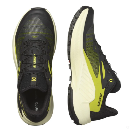 Кроссовки Кроссовки Salomon Genesis Black/Sulphur Spring/Transparent Yellow Артикул L47443135, L47443134, L47443132, L47443129, L47443133, L47443131, L47443130