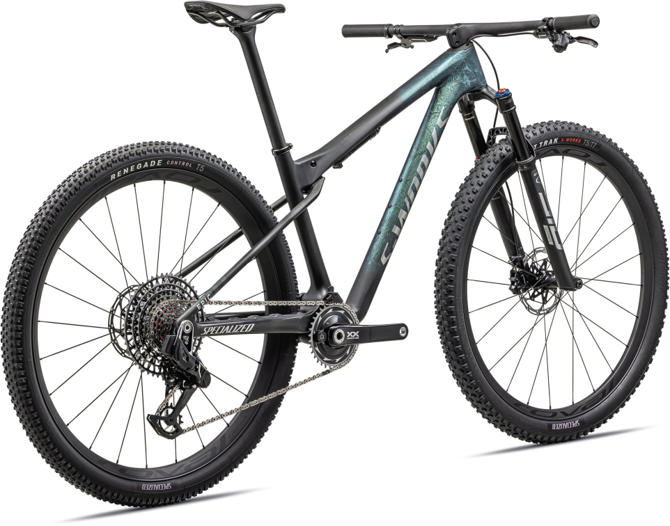 S-WORKS горные велосипеды Specialized S-Works Epic World Cup 2024 Satin Chameleon Lapis Tint Granite / Brushed Chrome Артикул 93123-0103, 93123-0104, 93123-0105, 93123-0102