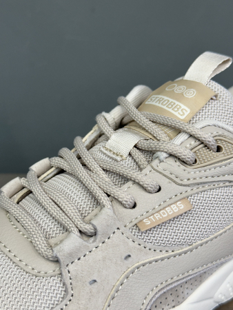 Кроссовки Кроссовки женские Strobbs F7565-9 бежевый Артикул F7565-9-40, F7565-9-36, F7565-9-39, F7565-9-37, F7565-9-38