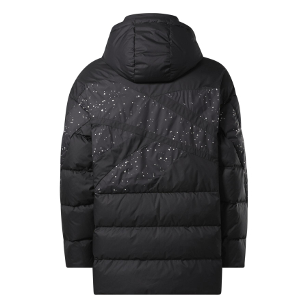 Куртки Куртка Reebok VECTOR LONG DOWN Jacket black/black/black Артикул HH8368XL, HH8368XS, HH8368M, HH8368S, HH8368L