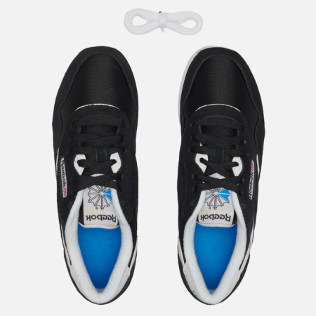 Кроссовки Кроссовки женские Reebok Classic Nylon black/black/white Артикул FV450610, FV45069, FV450611, FV45067.5, FV45066, FV45067, FV45066.5, FV45069.5, FV450610.5, FV45065, FV45068.5, FV45065.5, FV45068