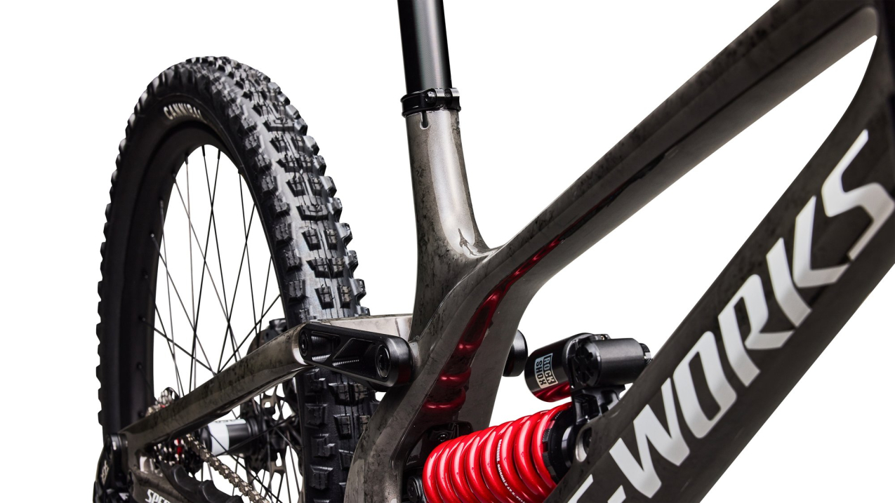 S-WORKS горные велосипеды Specialized S-Works Demo Race 2027 Gloss Charcoal / Dolomite Metallic / White Артикул 94527-0104, 94527-0102, 94527-0103