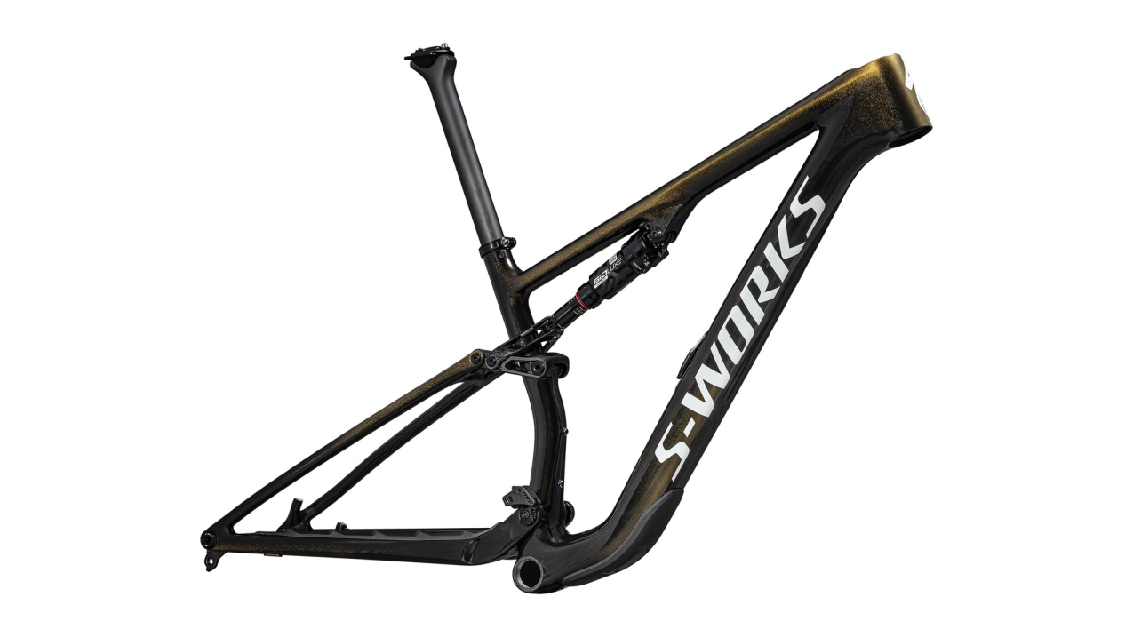 Рамы горных велосипедов рама Specialized S-Works Epic 8 2026 Gloss Carbon Gold Pearl / Metallic White Silver Артикул 70326-0003, 70326-0005, 70326-0002, 70326-0004