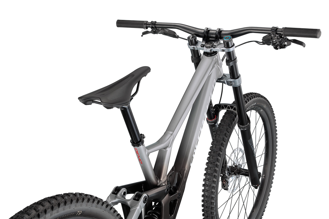 Купить Specialized Demo Expert 2022 Gloss Silver Dust/Charcoal Tint Gravity Fade/White W/ Red Ghost Pea Артикул 94522-3004, 94522-3002, 94522-3003