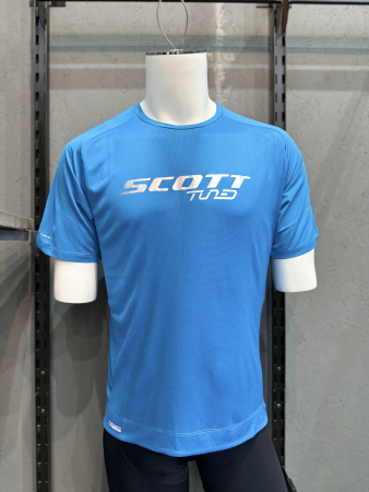 Джерси, толстовки, худи Джерси Scott Trail Tuned SS atlantic blue Артикул 7615523063291