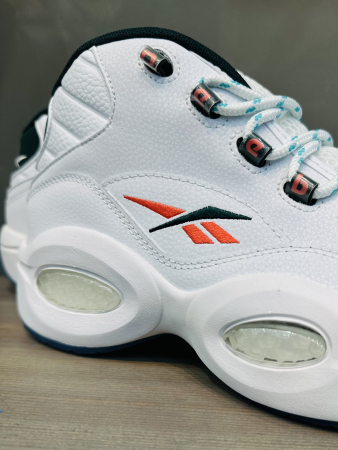 Кроссовки Кроссовки Reebok Question Mid ftwr white/forest green/orange flare Артикул GW885710, GW88579.5, GW885713, GW885710.5, GW88579, GW88578.5, GW88578