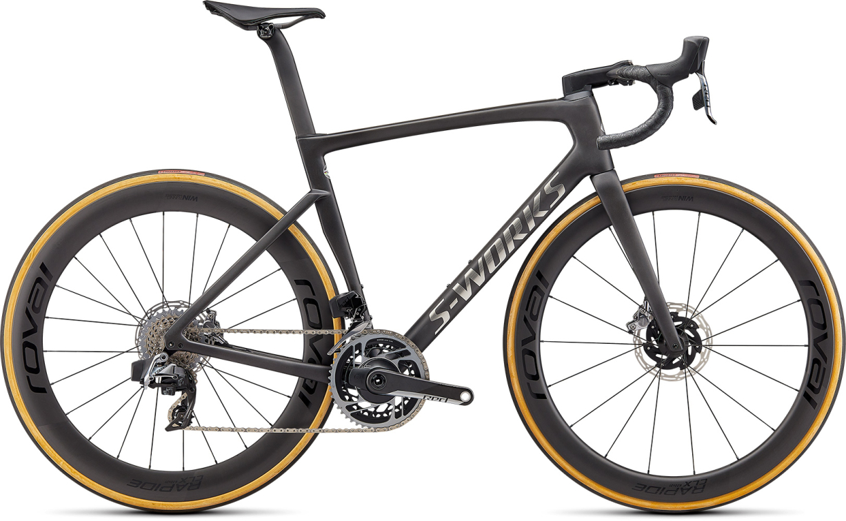 S-WORKS велосипеды шоссе Specialized S-Works Tarmac SL7 Etap Axs 2022 Satin Carbon / Spectraflair Tint / Gloss Brushed Chrome Артикул 90622-0249, 90622-0261, 90622-0258, 90622-0256, 90622-0244, 90622-0254, 90622-0252