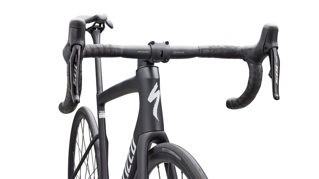Шоссейные велосипеды Specialized Tarmac SL8 Comp - Shimano 105 Di2 2026 Satin Carbon / White Артикул 94926-5049, 94926-5054, 94926-5056, 94926-5044, 94926-5061, 94926-5052, 94926-5058