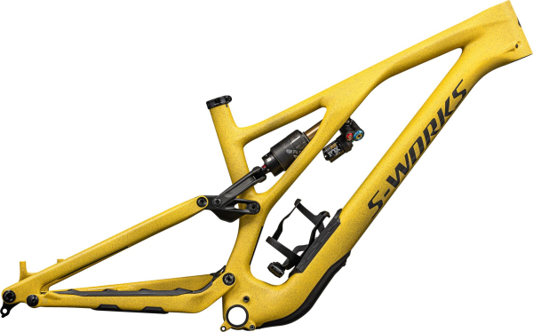 рама specialized s-works stumpjumper evo 2024 satin sulphur / brassy yelloe / olive green / obsidian