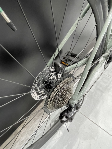 Гравийные велосипеды Specialized Diverge Elite E5 1x11 GRX HD Gloss Sage Green/Forest Green/Chrome/Clean Артикул 