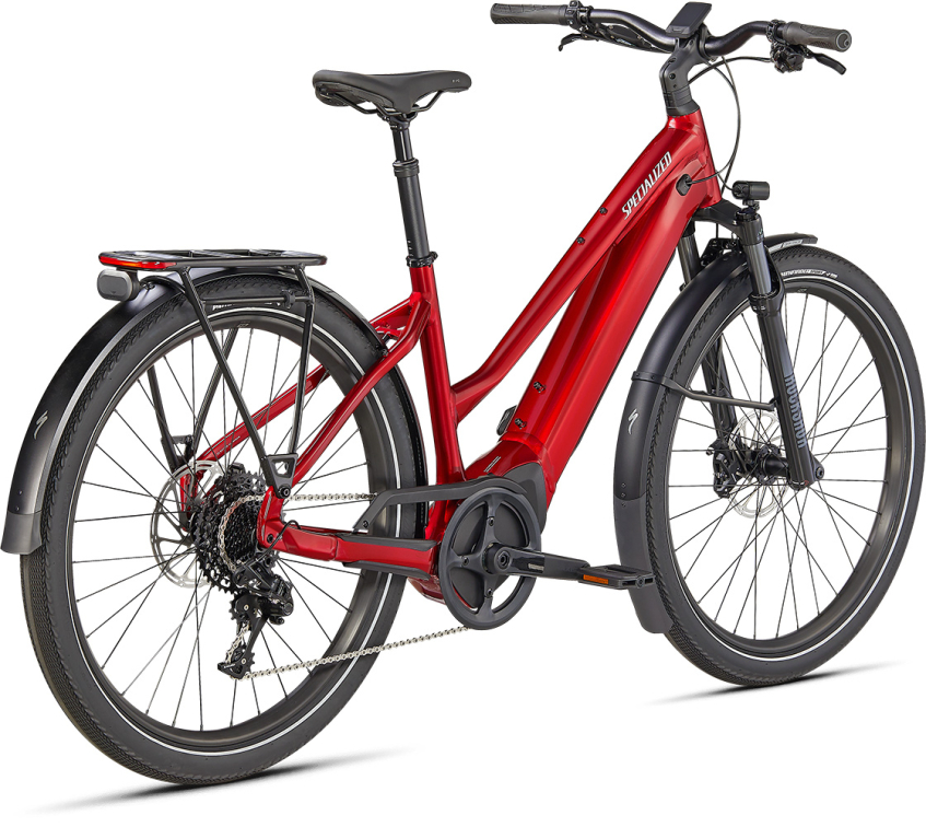TURBO VADO - свой в городе! Specialized Turbo Vado 5.0 Step-Through 2022 Red Tint / Silver Reflective Артикул 95022-3604, 95022-3603, 95022-3605, 95022-3602