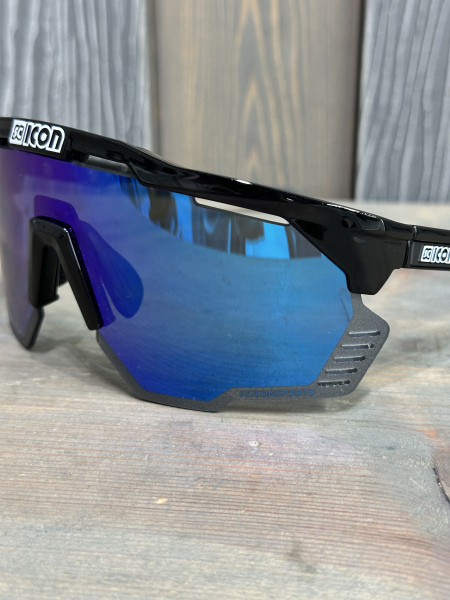 Очки Очки спортивные Scicon AeroShade Kunken оправа Black Gloss линза SCNPP Multimirror Blue Артикул 