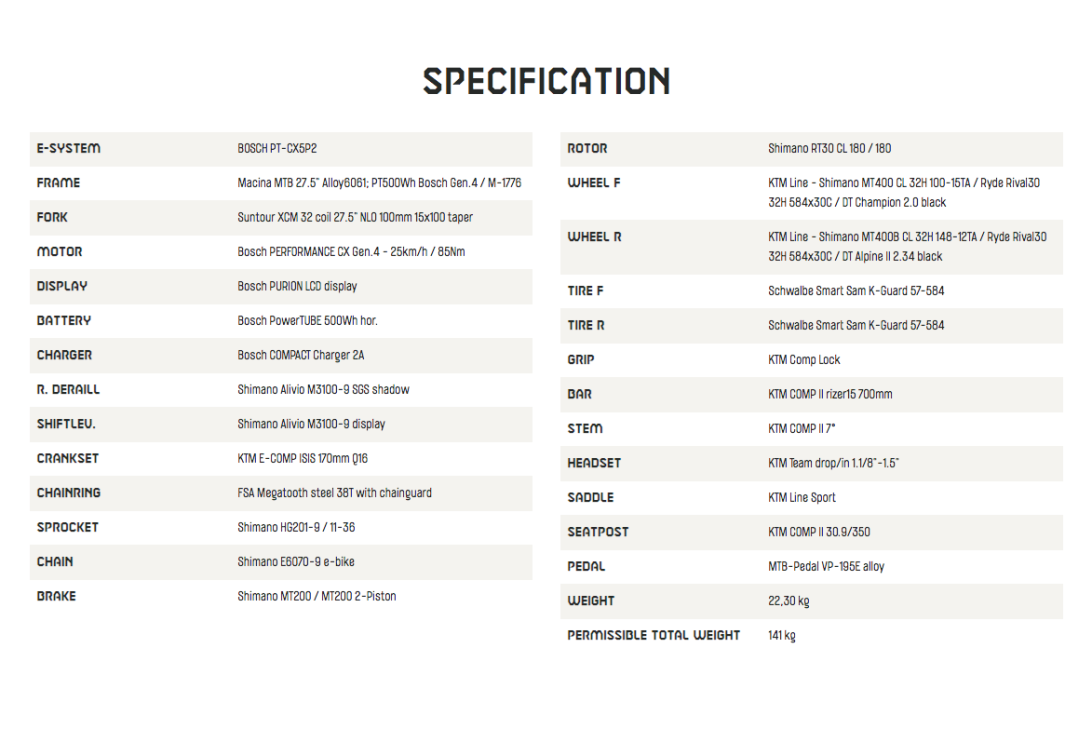 Электровелосипеды с двигателем Bosch, Yamaha, Shimano KTM Macina Race 572 2024 Серый Артикул 023333103/1230075103, 023333100/1230075100, 023333108/1230075108
