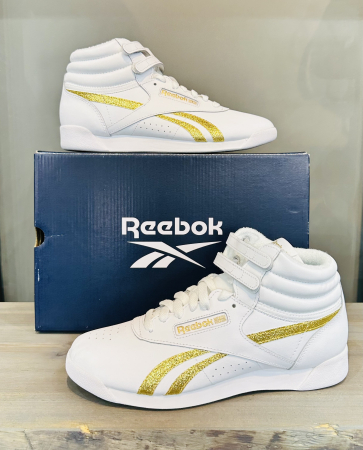 Кроссовки Кроссовки Reebok F/S Hi ftwr white/ftwr white/gold met Артикул GX223110.5, GX223110