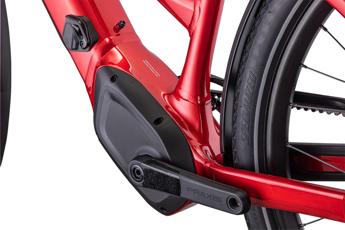 TURBO VADO - свой в городе! Specialized Turbo Vado 5.0 IGH Step-Through 2023 Red Tint / Silver Reflective Артикул 