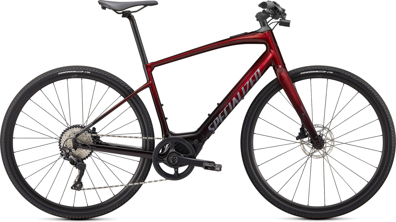 TURBO VADO - свой в городе! Specialized Turbo Vado SL 4.0 Crimson Red Tint / Black Reflective Артикул 93920-5004, 93920-5003, 93920-5005, 93920-5002