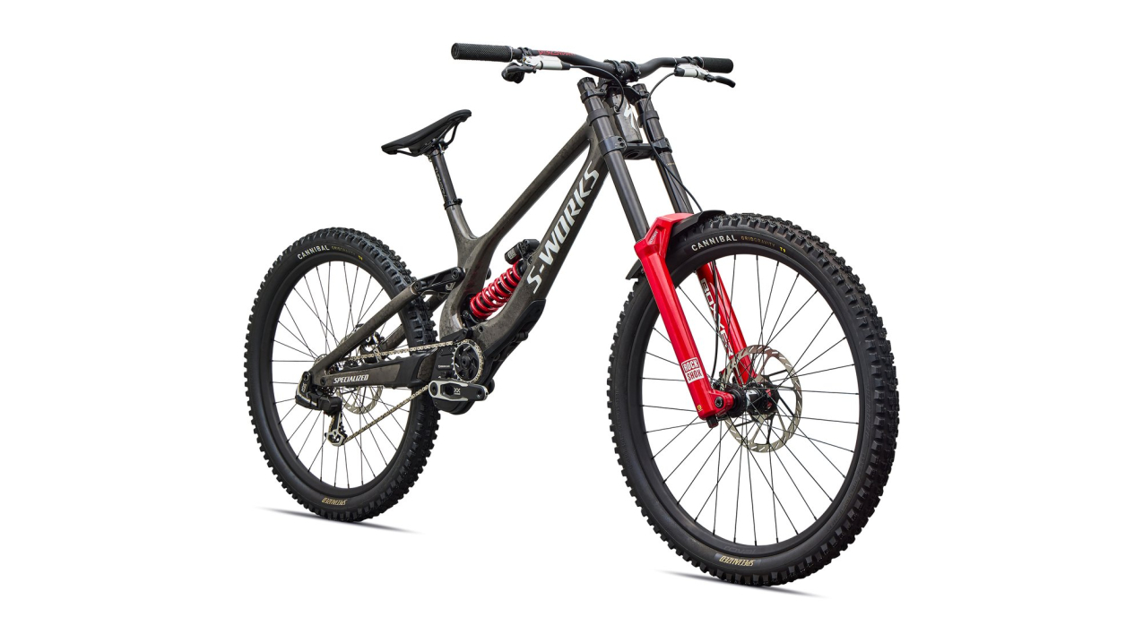S-WORKS горные велосипеды Specialized S-Works Demo Race 2027 Gloss Charcoal / Dolomite Metallic / White Артикул 94527-0104, 94527-0102, 94527-0103