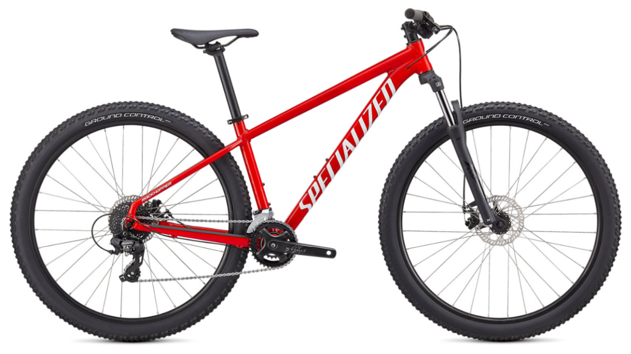 Купить Specialized Rockhopper 27,5 2021 Gloss Flo Red / White Артикул 91520-7003, 91520-7002, 91520-7001