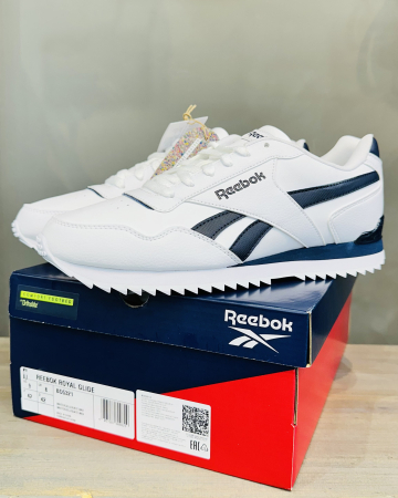 Кроссовки Кроссовки Reebok Royal Glide White/ Collegiate Navy Артикул BD532110, BD532113, BD532111.5, BD53219.5, BD532110.5, BD53219, BD53218.5